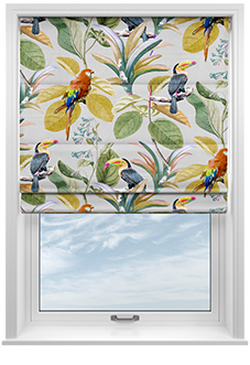 Parrot, Citrine - Roman Blind